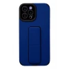 Newface Apple iPhone 12 Pro Max Kılıf Mega Standlı Silikon - Mavi