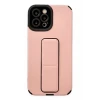 Newface Apple iPhone 12 Pro Max Kılıf Mega Standlı Silikon - Pudra