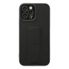 Newface Apple iPhone 12 Pro Max Kılıf Mega Standlı Silikon - Siyah