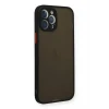 Newface Apple iPhone 12 Pro Max Kılıf Montreal Silikon Kapak - Siyah