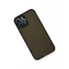 Newface Apple iPhone 12 Pro Max Kılıf Montreal Silikon Kapak - Siyah