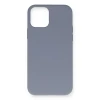 Newface Apple iPhone 12 Pro Max Kılıf Nano içi Kadife Silikon - Gri