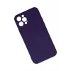 Newface Apple iPhone 12 Pro Max Kılıf Nano içi Kadife Silikon - Mor