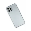 Newface Apple iPhone 12 Pro Max Kılıf Nano içi Kadife Silikon - Sky Blue