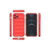 Newface Apple iPhone 12 Pro Max Kılıf Optimum Silikon - Kırmızı