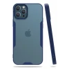 Newface Apple iPhone 12 Pro Max Kılıf Platin Silikon - Lacivert