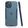 Newface Apple iPhone 12 Pro Max Kılıf Platin Silikon - Lacivert