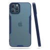 Newface Apple iPhone 12 Pro Max Kılıf Platin Silikon - Lacivert
