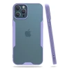 Newface Apple iPhone 12 Pro Max Kılıf Platin Silikon - Lila