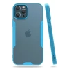 Newface Apple iPhone 12 Pro Max Kılıf Platin Silikon - Mavi