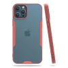 Newface Apple iPhone 12 Pro Max Kılıf Platin Silikon - Pembe