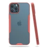Newface Apple iPhone 12 Pro Max Kılıf Platin Silikon - Pembe