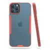 Newface Apple iPhone 12 Pro Max Kılıf Platin Silikon - Pembe