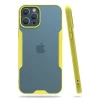 Newface Apple iPhone 12 Pro Max Kılıf Platin Silikon - Sarı