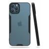 Newface Apple iPhone 12 Pro Max Kılıf Platin Silikon - Siyah