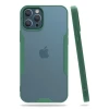 Newface Apple iPhone 12 Pro Max Kılıf Platin Silikon - Yeşil