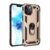 Newface Apple iPhone 12 Pro Max Kılıf Sofya Yüzüklü Silikon Kapak - Gold