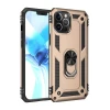 Newface Apple iPhone 12 Pro Max Kılıf Sofya Yüzüklü Silikon Kapak - Gold