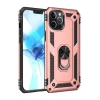 Newface Apple iPhone 12 Pro Max Kılıf Sofya Yüzüklü Silikon Kapak - Rose