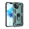 Newface Apple iPhone 12 Pro Max Kılıf Sofya Yüzüklü Silikon Kapak - Yeşil