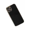 Newface Apple iPhone 12 Pro Max Kılıf Volet Silikon - Siyah