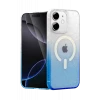 Newface Apple iPhone 12 Pummel Shiny Magsafe Kapak - Mavi