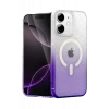 Newface Apple iPhone 12 Pummel Shiny Magsafe Kapak - Mor