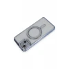 Newface Apple iPhone 13 Kılıf Joke Simli Magneticsafe Kılıf - Mavi