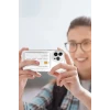 Newface Apple iPhone 13 Kılıf Kart Şeffaf Silikon - Şeffaf