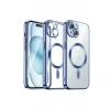 Newface Apple iPhone 13 Kılıf Kross Magneticsafe Kapak - Sierra Blue