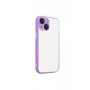 Newface Apple iPhone 13 Kılıf Montreal Silikon Kapak - Mor