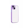 Newface Apple iPhone 13 Kılıf Montreal Silikon Kapak - Mor