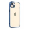 Newface Apple iPhone 13 Kılıf Razer Lensli Silikon - Açık Mavi
