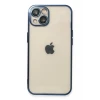 Newface Apple iPhone 13 Kılıf Razer Lensli Silikon - Lacivert