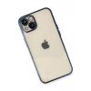 Newface Apple iPhone 13 Kılıf Razer Lensli Silikon - Lacivert