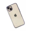 Newface Apple iPhone 13 Kılıf Razer Lensli Silikon - Mor