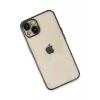 Newface Apple iPhone 13 Kılıf Razer Lensli Silikon - Siyah