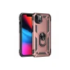 Newface Apple iPhone 13 Kılıf Sofya Yüzüklü Silikon Kapak - Rose