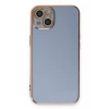 Newface Apple iPhone 13 Kılıf Volet Silikon - Mavi