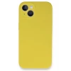 Newface Apple iPhone 13 Mini Kılıf Lansman Legant Silikon - Sarı