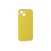 Newface Apple iPhone 13 Mini Kılıf Lansman Legant Silikon - Sarı