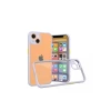 Newface Apple iPhone 13 Mini Kılıf Miami Şeffaf Silikon - Lila