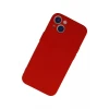 Newface Apple iPhone 13 Mini Kılıf Nano içi Kadife Silikon - Kırmızı