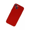 Newface Apple iPhone 13 Mini Kılıf Nano içi Kadife Silikon - Kırmızı