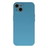 Newface Apple iPhone 13 Mini Kılıf Nano içi Kadife Silikon - Mavi