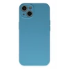Newface Apple iPhone 13 Mini Kılıf Nano içi Kadife Silikon - Mavi