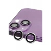 Newface Apple iPhone 13 Mini Raze Metal Kamera Lens - Gümüş