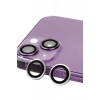 Newface Apple iPhone 13 Mini Raze Metal Kamera Lens - Gümüş