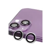 Newface Apple iPhone 13 Mini Raze Metal Kamera Lens - Gümüş