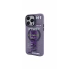 Newface Apple iPhone 13 Pro Kılıf Apollo Magneticsafe Desenli Kapak - Apollo Mor - 3